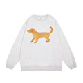 Big Yellow Dog Print Sweatshirt