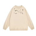 Star Print Heather Grey Sweatshirt